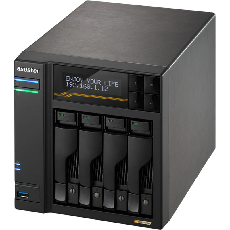 Afbeelding laden in galerijviewer, Asustor lockerstor 4 as6804t nas (zwart)