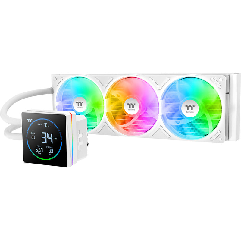 Afbeelding laden in galerijviewer, Thermaltake th360-s v3 argb sync aio liquid cooler - snow edition waterkoeling (wit)
