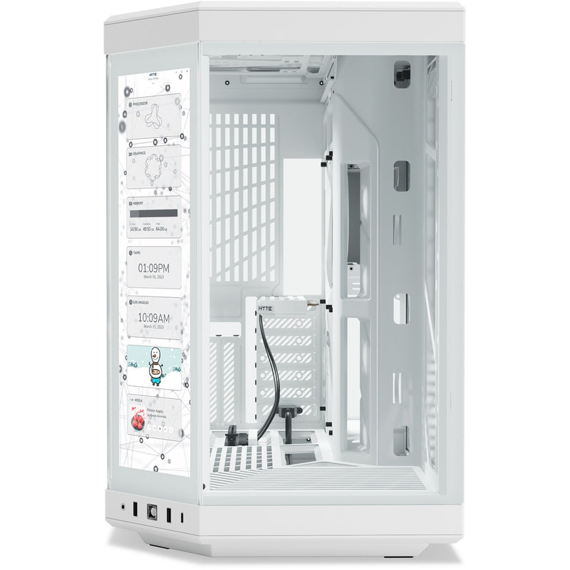 Afbeelding laden in galerijviewer, Hyte y70 touch infinite midi tower behuizing (wit | 2x usb-a | 1x usb-c | tempered glass)