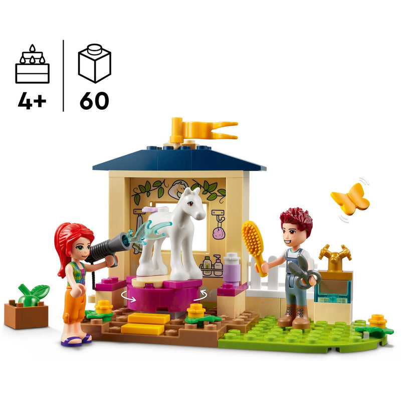 Afbeelding laden in galerijviewer, Lego friends - ponywasstal constructiespeelgoed (41696)