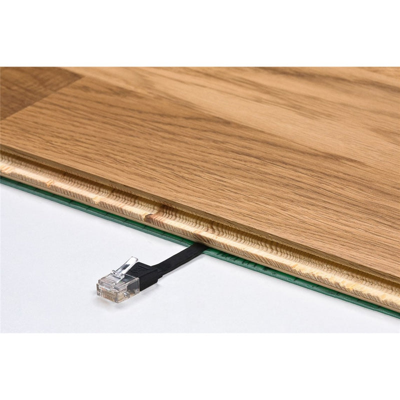 Afbeelding laden in galerijviewer, Goobay cat 6a u utp platte kabel (zwart, 20 meter)
