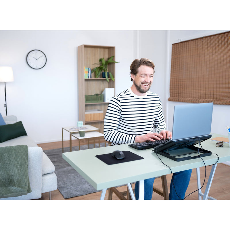 Afbeelding laden in galerijviewer, Trust exto laptop cooling stand laptopkoeler (grijs)