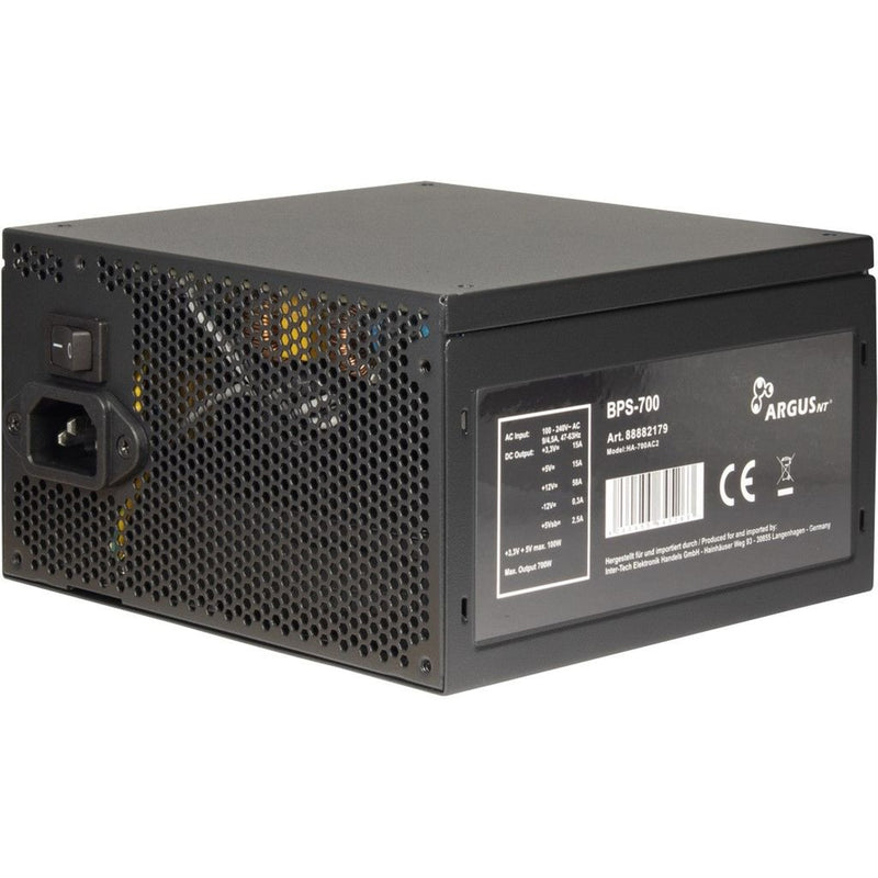Afbeelding laden in galerijviewer, Inter-tech argus bps-700, 700 watt voeding (zwart, 4x pcie)