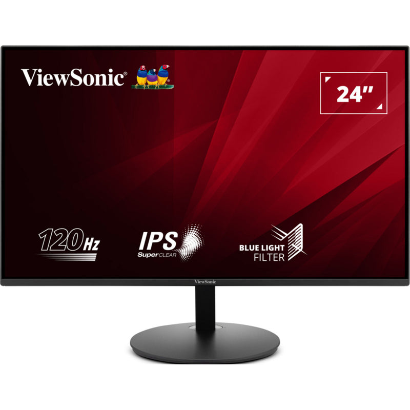 Afbeelding laden in galerijviewer, Viewsonic va24e1-h full hd 24 monitor (zwart, 1x hdmi, 1x vga, 120 hz)