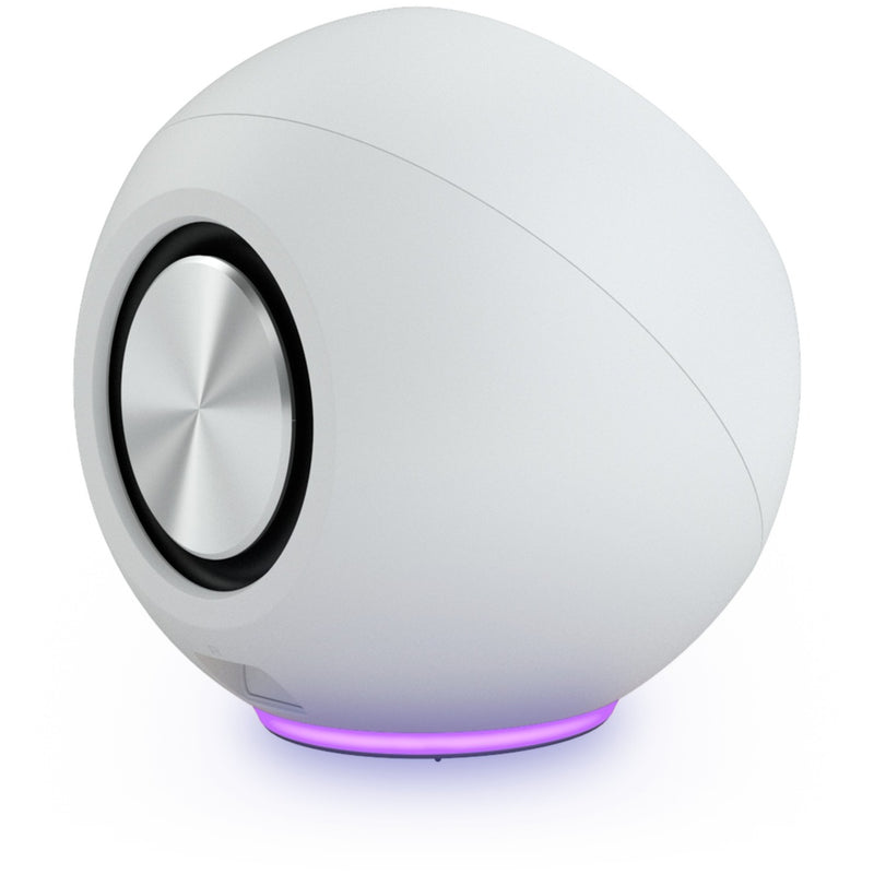 Afbeelding laden in galerijviewer, Creative pebble se pc-luidspreker (wit, bluetooth, usb-c, aux, rgb)