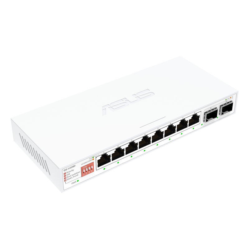 Afbeelding laden in galerijviewer, Asus qg-u1080 2.5ge unm 08 switch (wit)