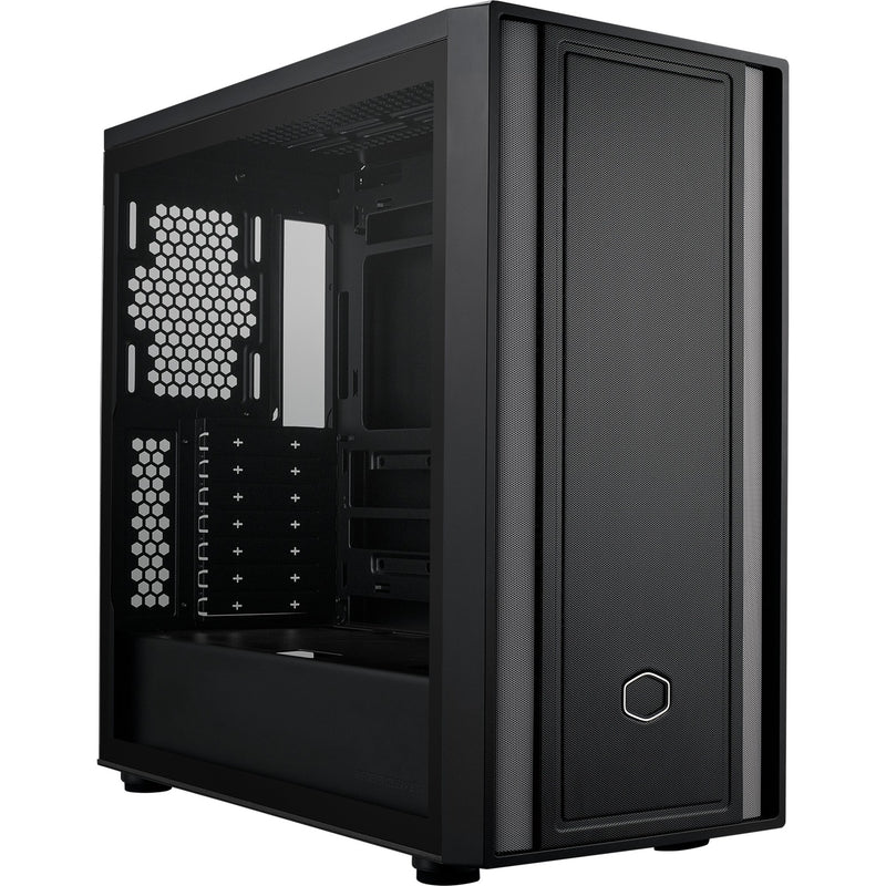 Afbeelding laden in galerijviewer, Cooler master masterbox 600 lite midi tower behuizing (zwart | 2x usb-a | 1x usb-c | rgb | tempered glass)