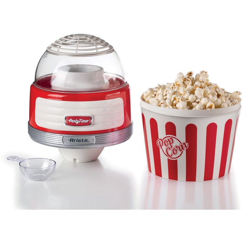 Afbeelding laden in galerijviewer, Ariete party time pop corn xl machine 2957 00 popcornmaker (rood wit)