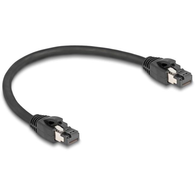 Afbeelding laden in galerijviewer, Delock cat.8.1 netwerkkabel (zwart, 0,25 meter, s ftp, rj-45)