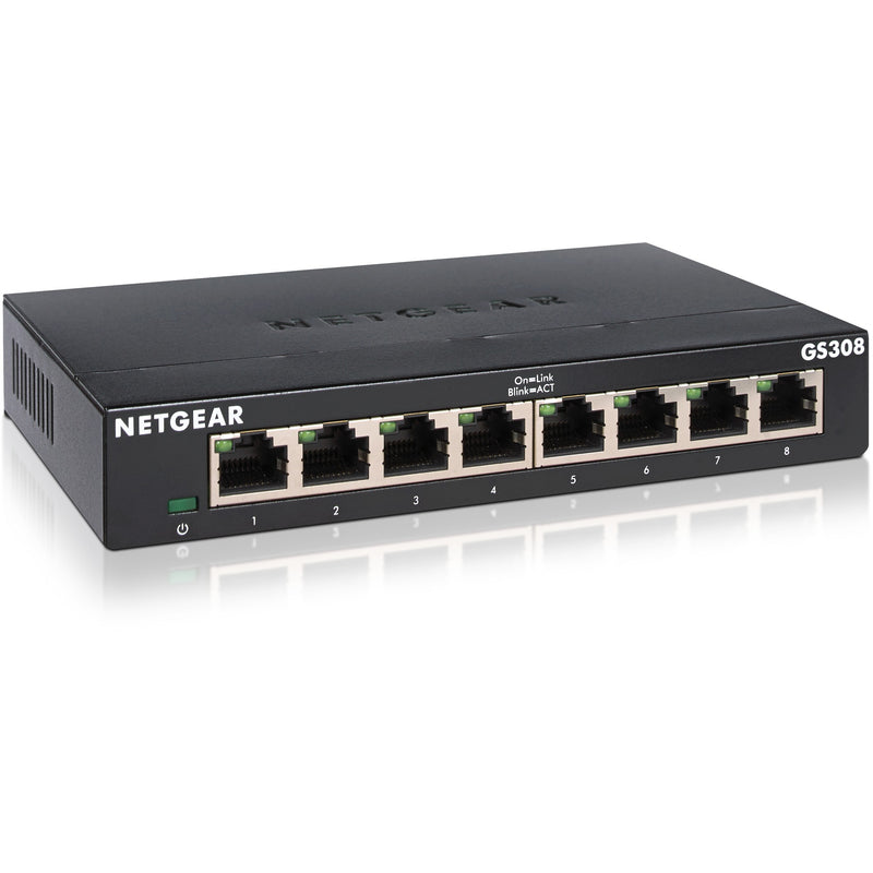 Afbeelding laden in galerijviewer, Netgear gs308 switch (zwart)