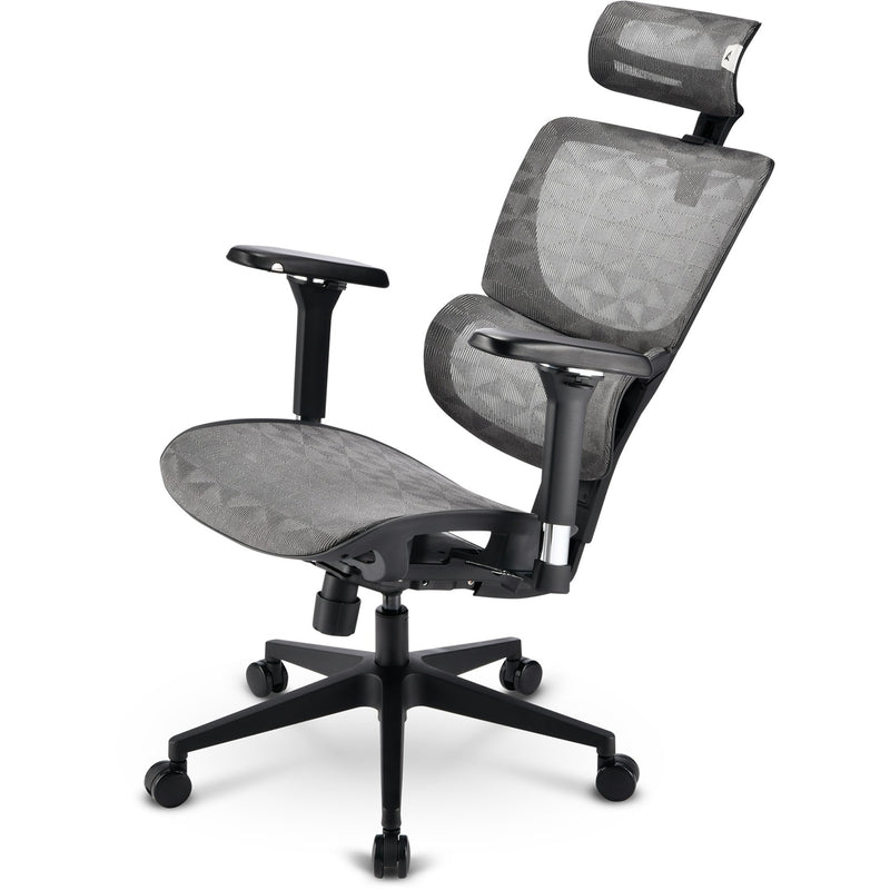 Afbeelding laden in galerijviewer, Sharkoon officepal c40m stoel (grijs)