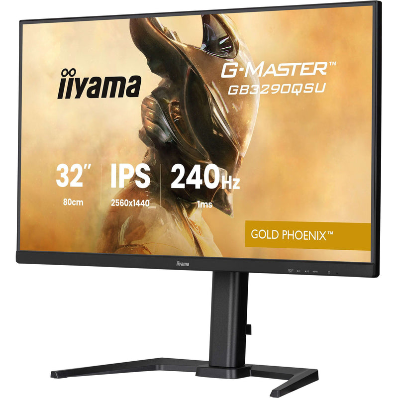 Afbeelding laden in galerijviewer, Iiyama g-master gold phoenix gb3290qsu-b1 31.5 gaming monitor (zwart (mat), 2x hdmi, displayport, 2x usb-a, 2x usb-b, 240 hz)