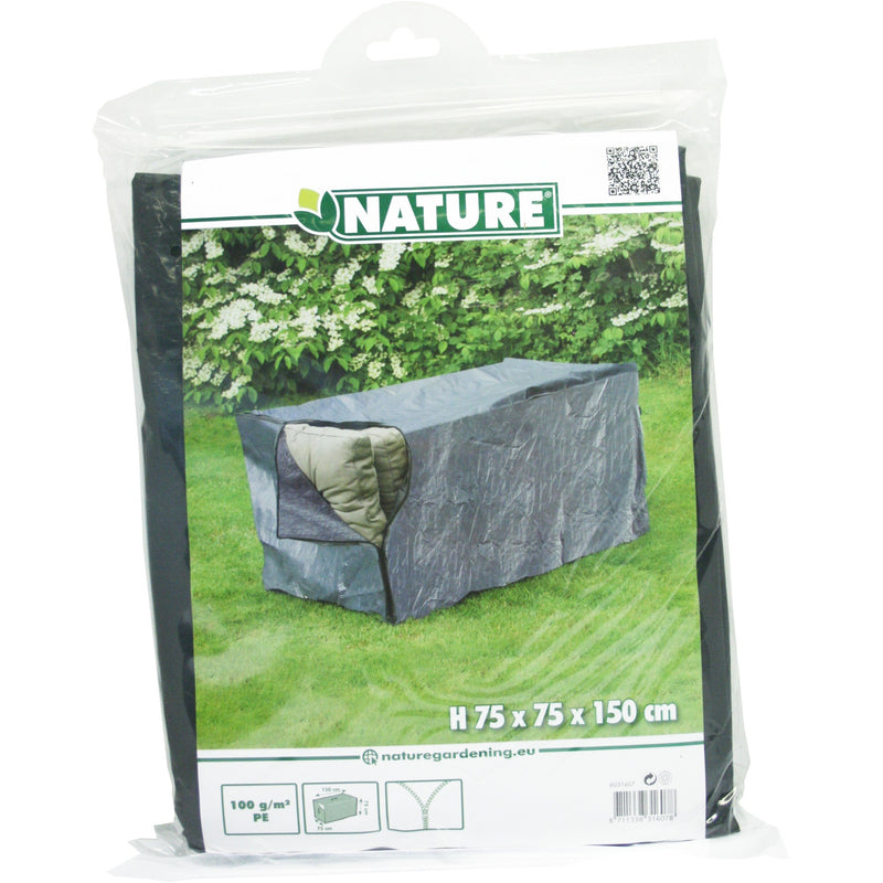 Afbeelding laden in galerijviewer, Nature tuinmeubelafdekhoes voor loungekussens (verschillende vormen) afdekking (grijs, 6031607)