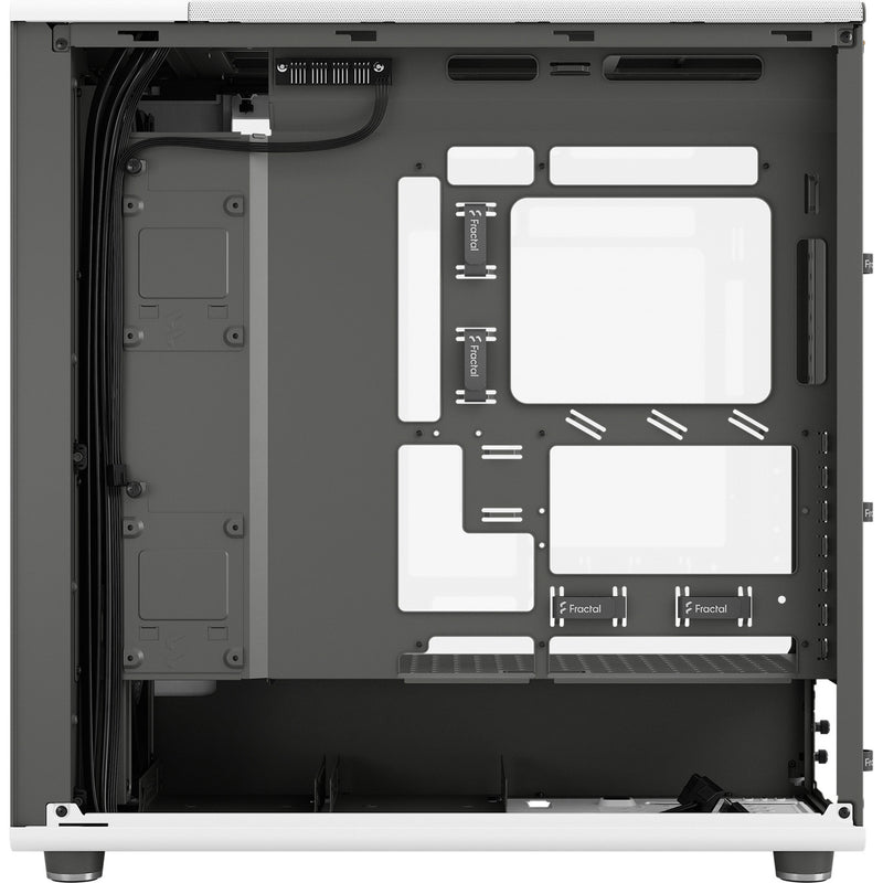 Afbeelding laden in galerijviewer, Fractal design north xl rc chalk white tg clear midi tower behuizing (wit houtkleur | 2x usb-a | 1x usb-c | tempered glass)