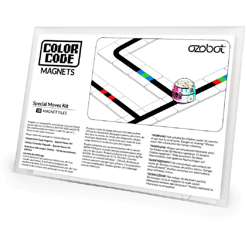 Afbeelding laden in galerijviewer, Ozobot kleurcode magneten: speciale moves set robot