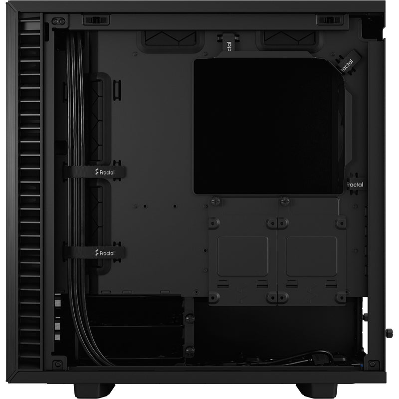 Afbeelding laden in galerijviewer, Fractal design define 7 mini black solid midi tower behuizing (zwart | 4x usb-a | 1x usb-c)
