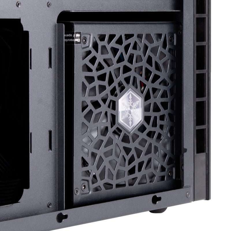 Afbeelding laden in galerijviewer, Silverstone sugo 17 mini tower behuizing (zwart | 2x usb-a | 1x usb-c)