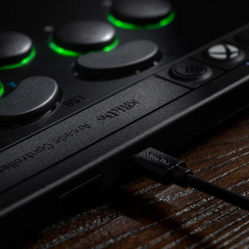 Afbeelding laden in galerijviewer, 8bitdo arcade controller for xbox (zwart, 2.4 ghz usb, xbox series x|s, xbox one, pc)