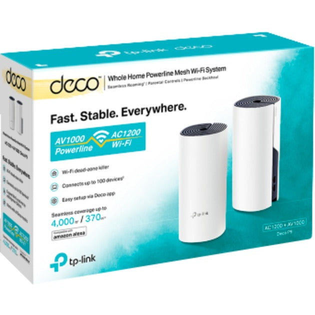 Afbeelding laden in galerijviewer, Tp-link deco p9 mesh router (wit, 2 stuks, 2.4 ghz 5 ghz dual-band)