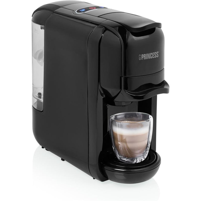 Afbeelding laden in galerijviewer, Princess multi capsule koffiemachine 3-in-1 capsule machine (zwart, nespresso, dolce gusto, e.s.e.)