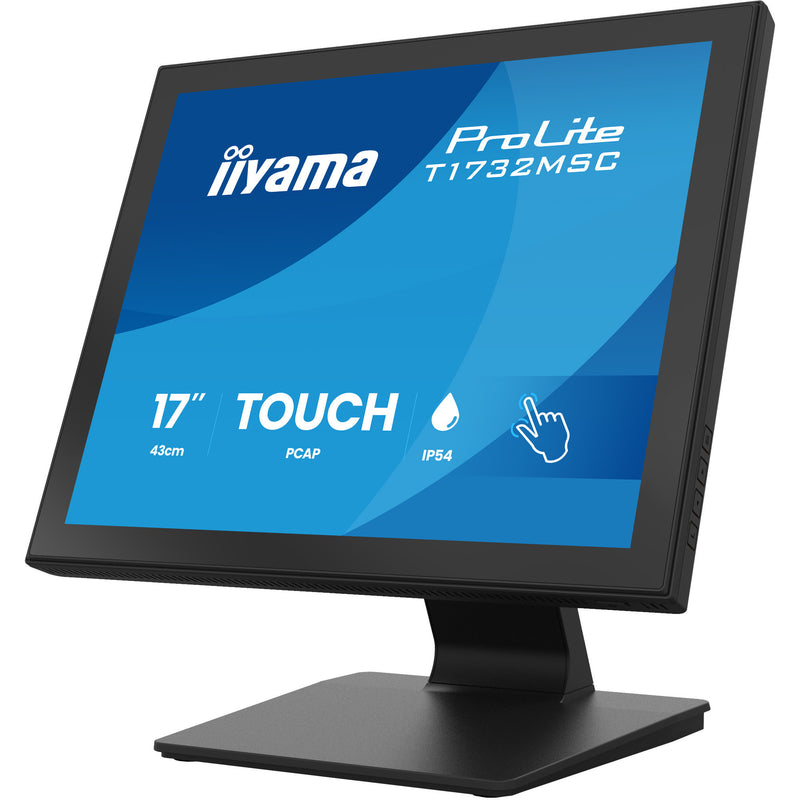 Afbeelding laden in galerijviewer, Iiyama prolite t1732msc-b2s 17 touchscreen monitor (zwart, vga, hdmi, displayport, audio, touchscreen)