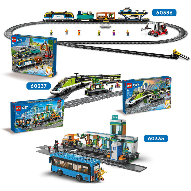 Afbeelding laden in galerijviewer, Lego city treinen passagierssneltrein - 60337