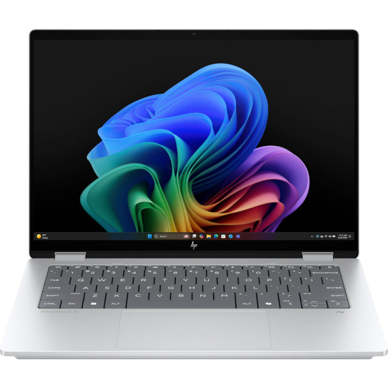 Afbeelding laden in galerijviewer, Hp omnibook 5 flip 14-fp0070nd (c5vm4ea) 14 2-in-1 laptop (zilver | core i7-1355u | iris xe graphics | 16 gb | 512 gb ssd | touch)