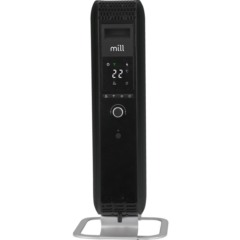 Afbeelding laden in galerijviewer, Mill gentle air wifi olieradiator oil2000wifi3 black (wit zwart, 2000w)