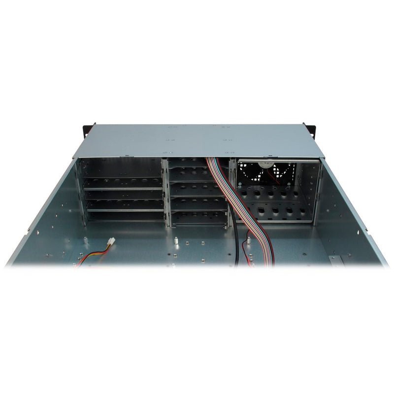 Afbeelding laden in galerijviewer, Inter-tech 3u-30248 rack behuizing (zwart | 2x usb-a)