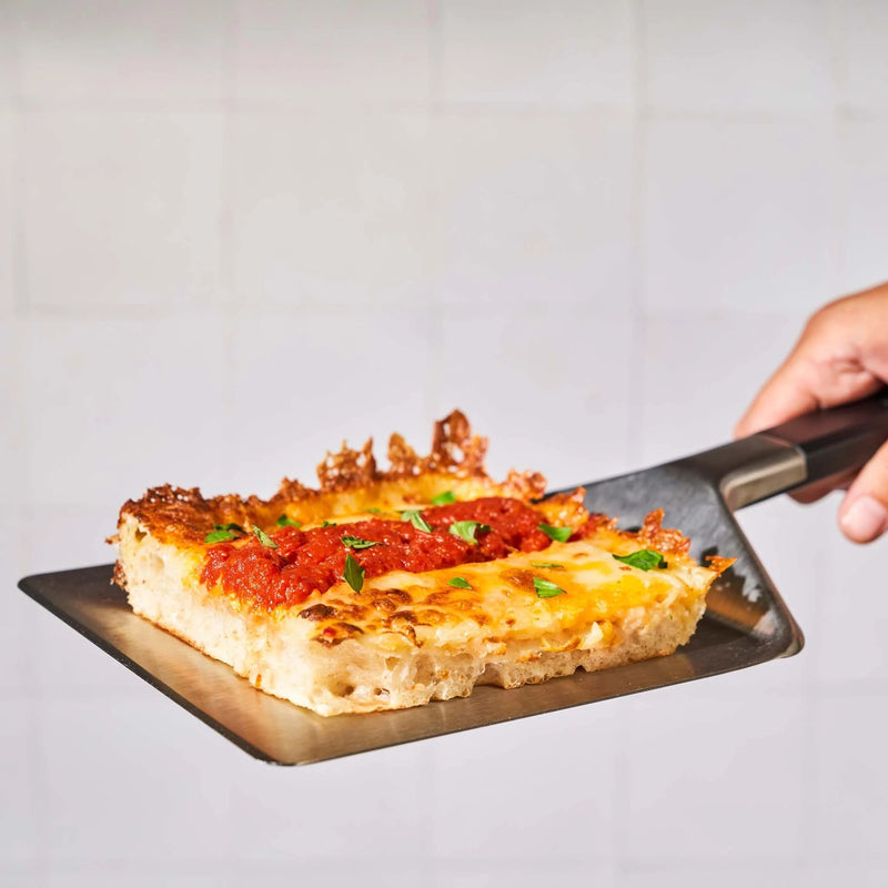 Afbeelding laden in galerijviewer, Ooni pan pizza spatel grillbestek (zilver zwart)