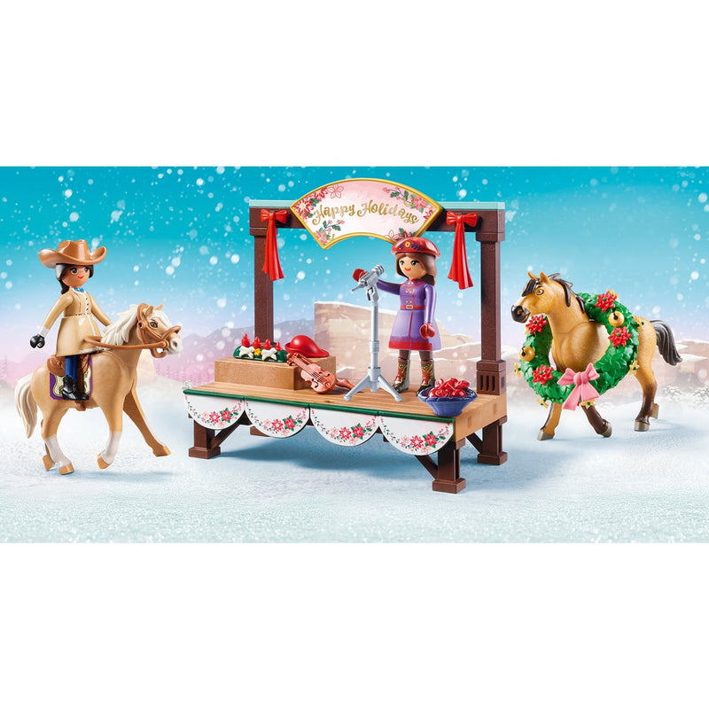 Afbeelding laden in galerijviewer, Playmobil spirit - kerstmis concert constructiespeelgoed (70396)
