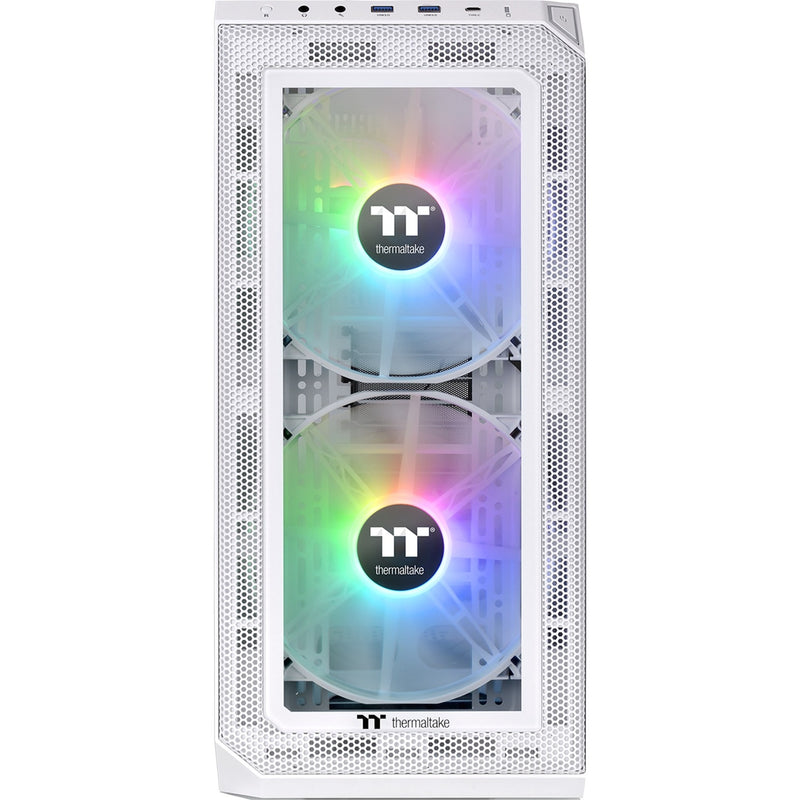 Afbeelding laden in galerijviewer, Thermaltake view 300 mx midi tower behuizing (wit | 2x usb-a | 1x usb-c | rgb | window)