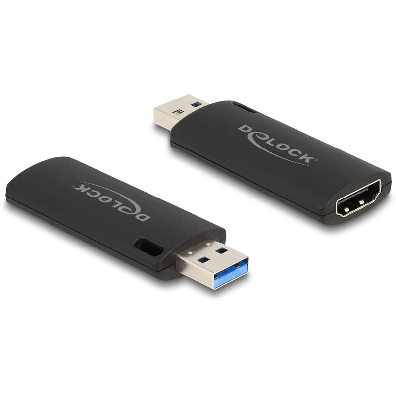 Afbeelding laden in galerijviewer, Delock hdmi video capture stick usb-a adapter (zwart)