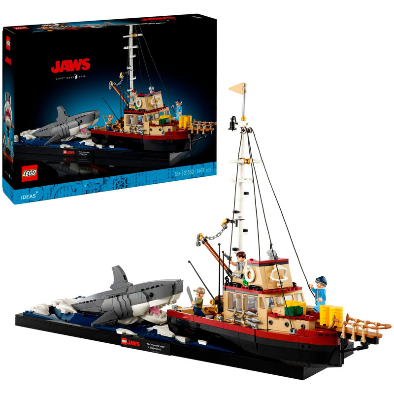 Afbeelding laden in galerijviewer, Lego ideas - jaws constructiespeelgoed (21350)