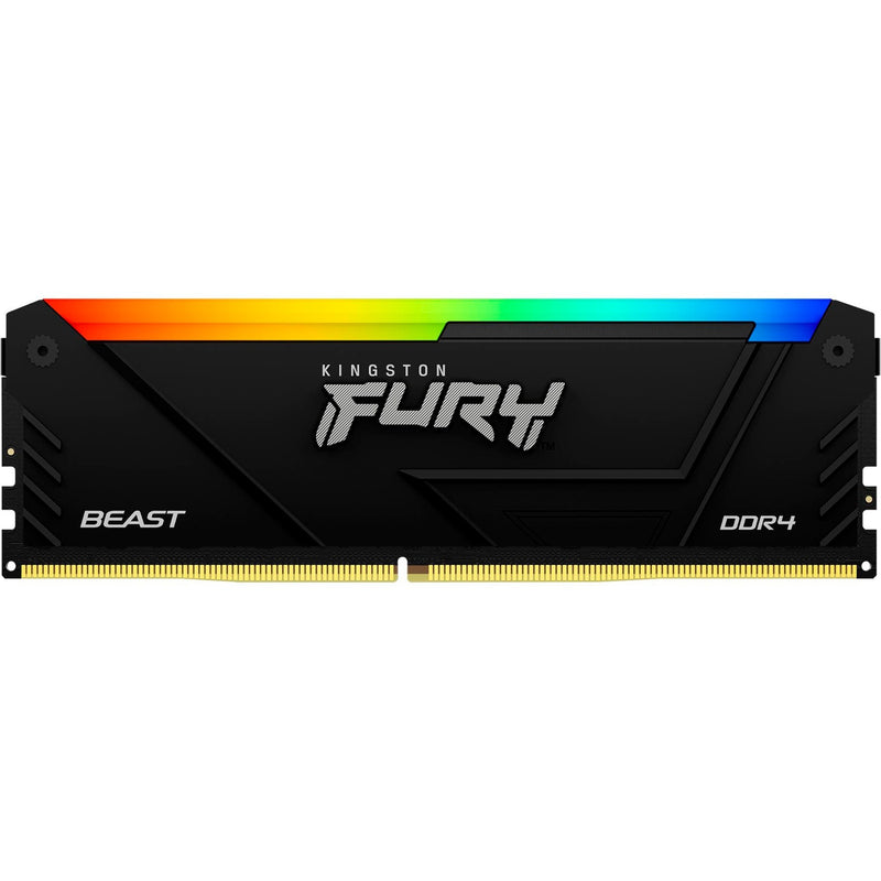 Afbeelding laden in galerijviewer, Kingston fury beast rgb 64 gb ddr4-3200 (2x 32 gb) werkgeheugen (zwart, kf432c16bb2ak2 64, xmp 2.0)