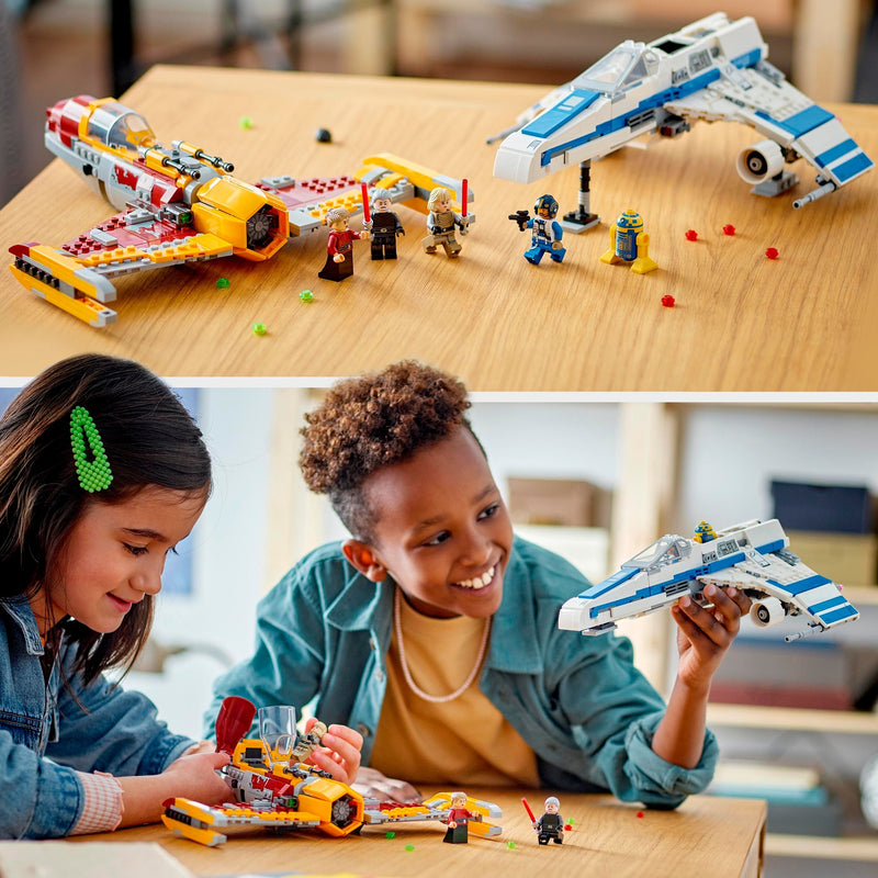 Afbeelding laden in galerijviewer, Lego star wars - new republic e-wing vs. shin hati's starfighter constructiespeelgoed (75364)