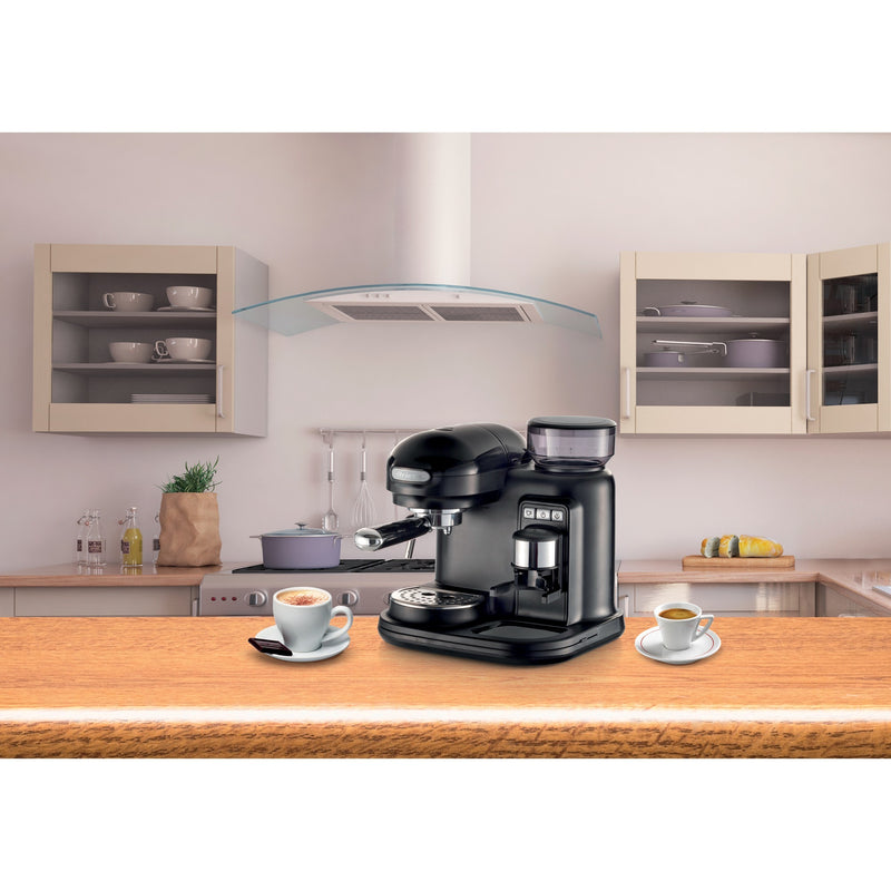 Afbeelding laden in galerijviewer, Ariete moderna espressomachine 1318 02 (zwart)