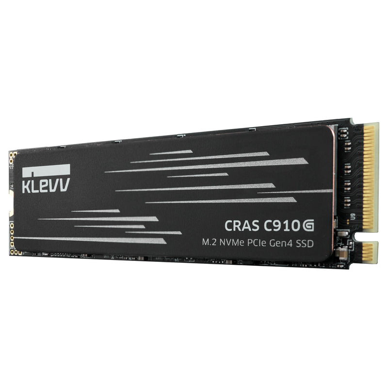 Afbeelding laden in galerijviewer, Klevv cras c910g 4 tb ssd (zwart, k04tbm2sp0-10g, pcie gen 4.0 x4, nvme 2.0)