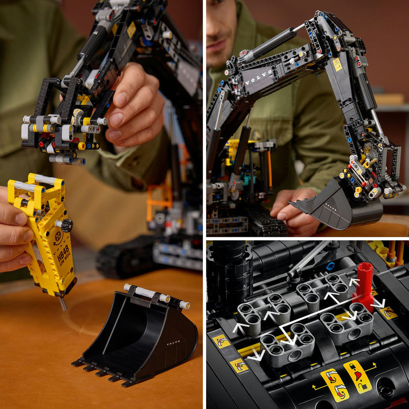 Afbeelding laden in galerijviewer, Lego ® technic volvo ec500 hybrid graafmachine - 42215