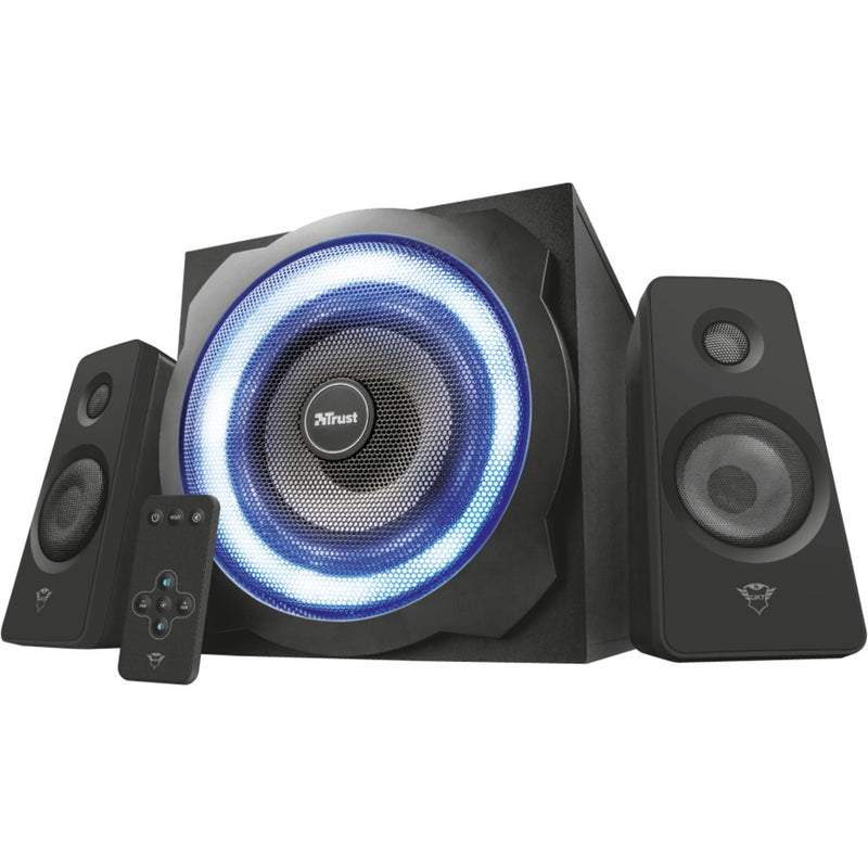 Afbeelding laden in galerijviewer, Trust gxt 629 tytan rgb illuminated 2.1 speaker set pc-luidspreker (zwart)