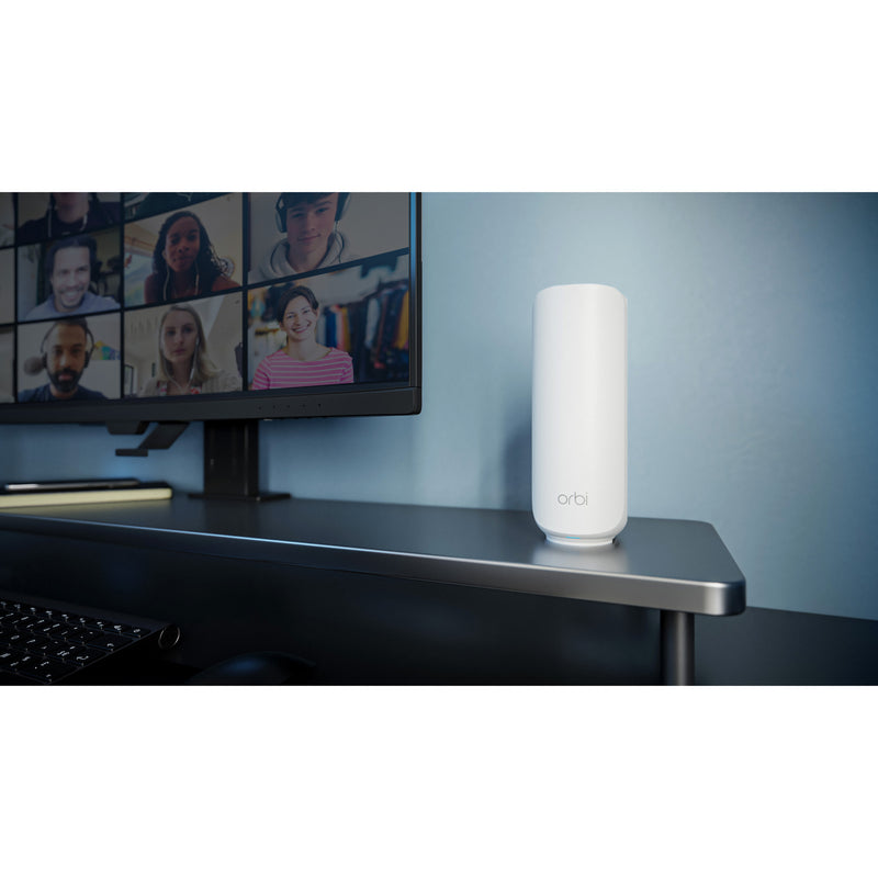 Afbeelding laden in galerijviewer, Netgear orbi 370 serie dual-band wifi 7-mazig uitbreidingssatelliet mesh router (wit)