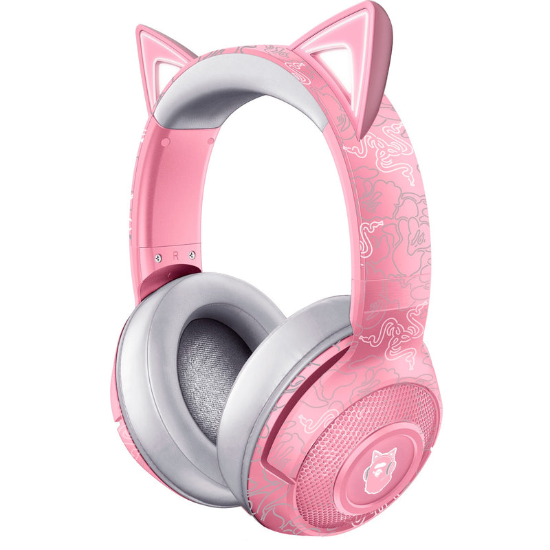 Afbeelding laden in galerijviewer, Razer kraken kitty v2 pro rgb over-ear gaming headset (roze)