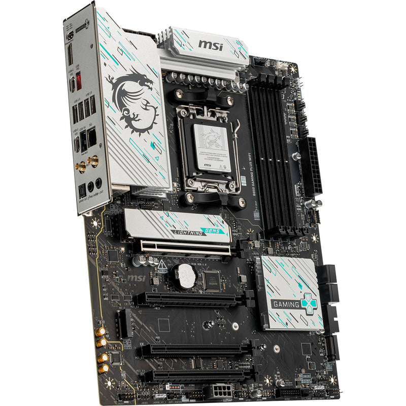 Afbeelding laden in galerijviewer, Msi b850 gaming plus wifi socket am5 moederbord (raid, 5gb-lan, wi-fi 7, bt, sound, atx)