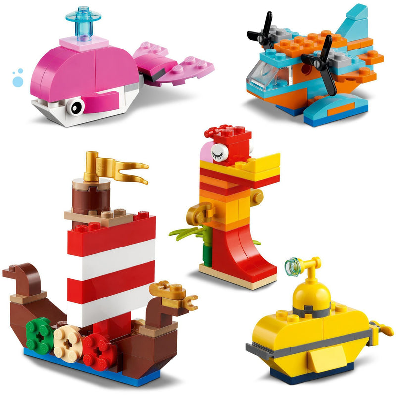 Afbeelding laden in galerijviewer, Lego classic - creatief zeeplezier constructiespeelgoed (11018)