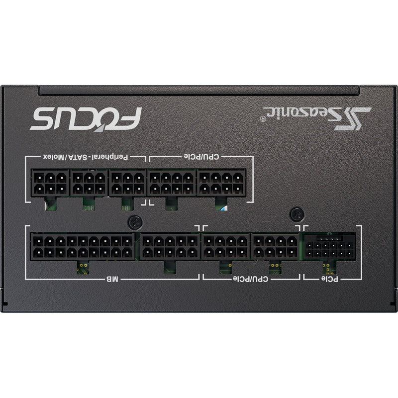 Afbeelding laden in galerijviewer, Seasonic focus gx-750-v4 atx3.1 modulaire 750 watt voeding (zwart, 2x pcie)