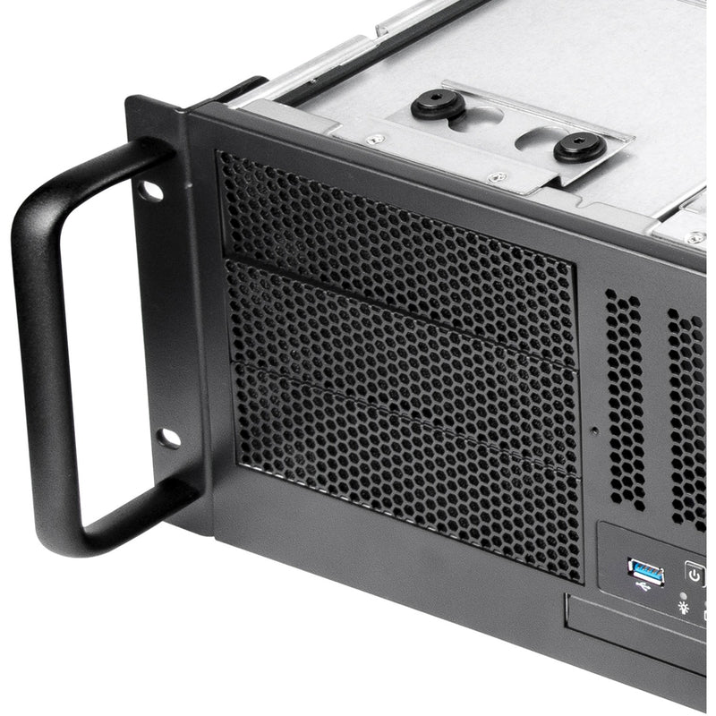 Afbeelding laden in galerijviewer, Silverstone rm41-506 rack behuizing (zwart | 2x usb-a 3.2 (5 gbit s))