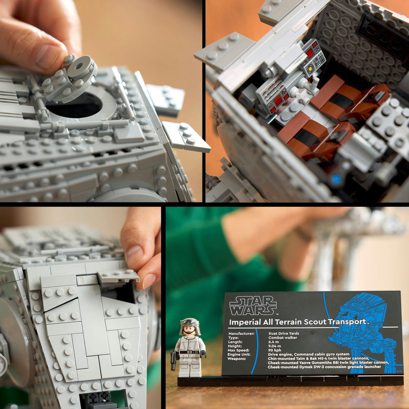 Afbeelding laden in galerijviewer, Lego star wars at-st walker bouwpakket voor volwassenen - 75417