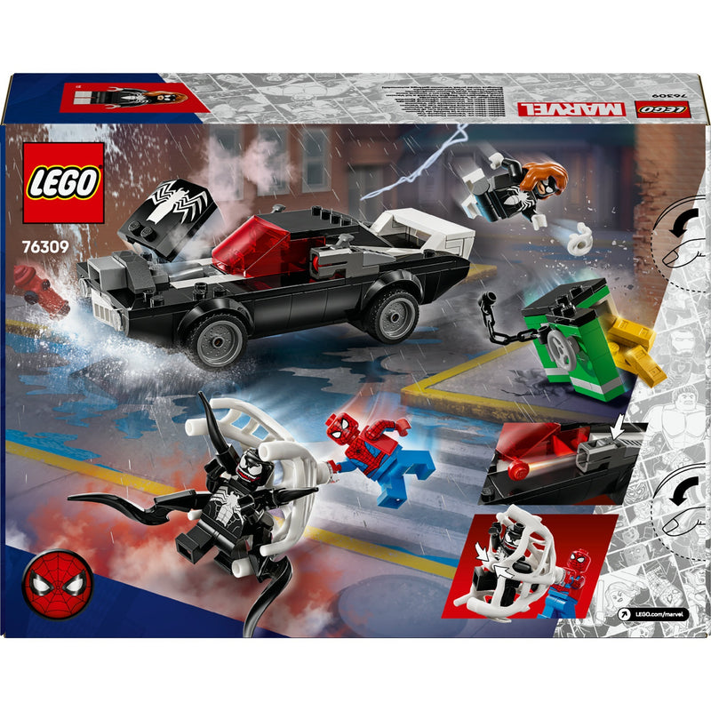 Afbeelding laden in galerijviewer, Lego super heroes 76309 spider-man vs. venoms klassieke auto