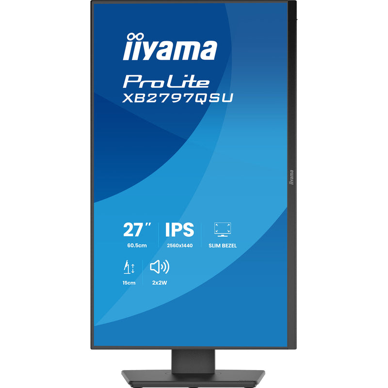 Afbeelding laden in galerijviewer, Iiyama prolite xb2797qsu-b1 27 monitor (zwart (mat), hdmi, displayport, usb, audio)