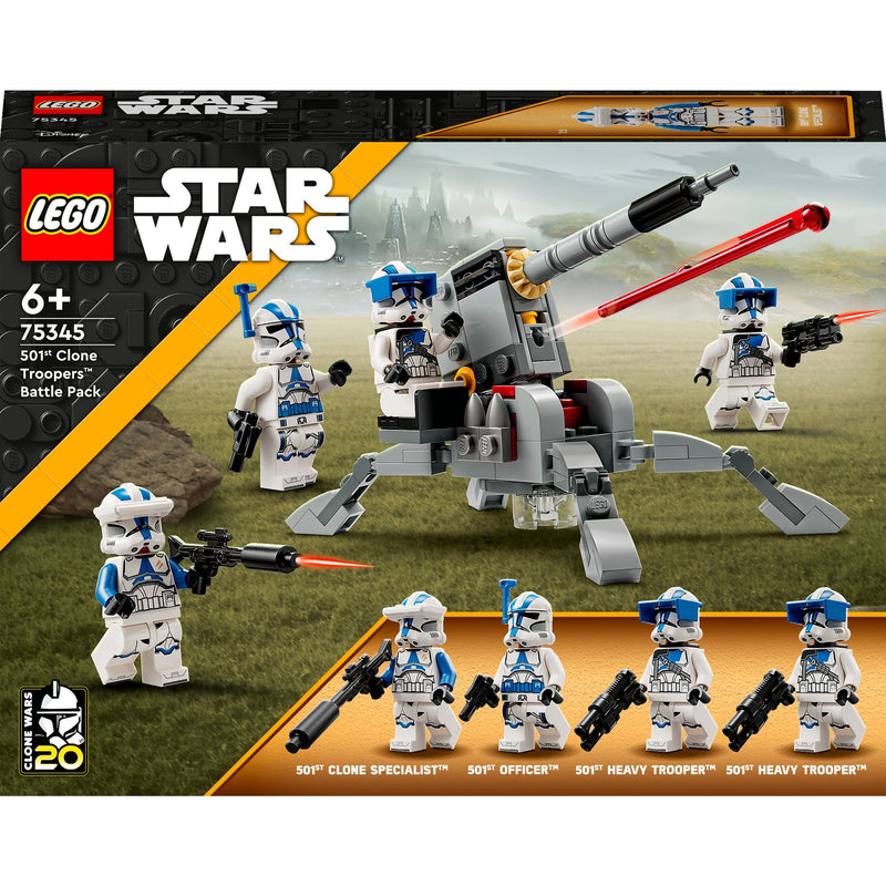 Afbeelding laden in galerijviewer, Lego star wars 501st clone troopers battle pack bouwbaar speelgoed met minifiguren - 75345